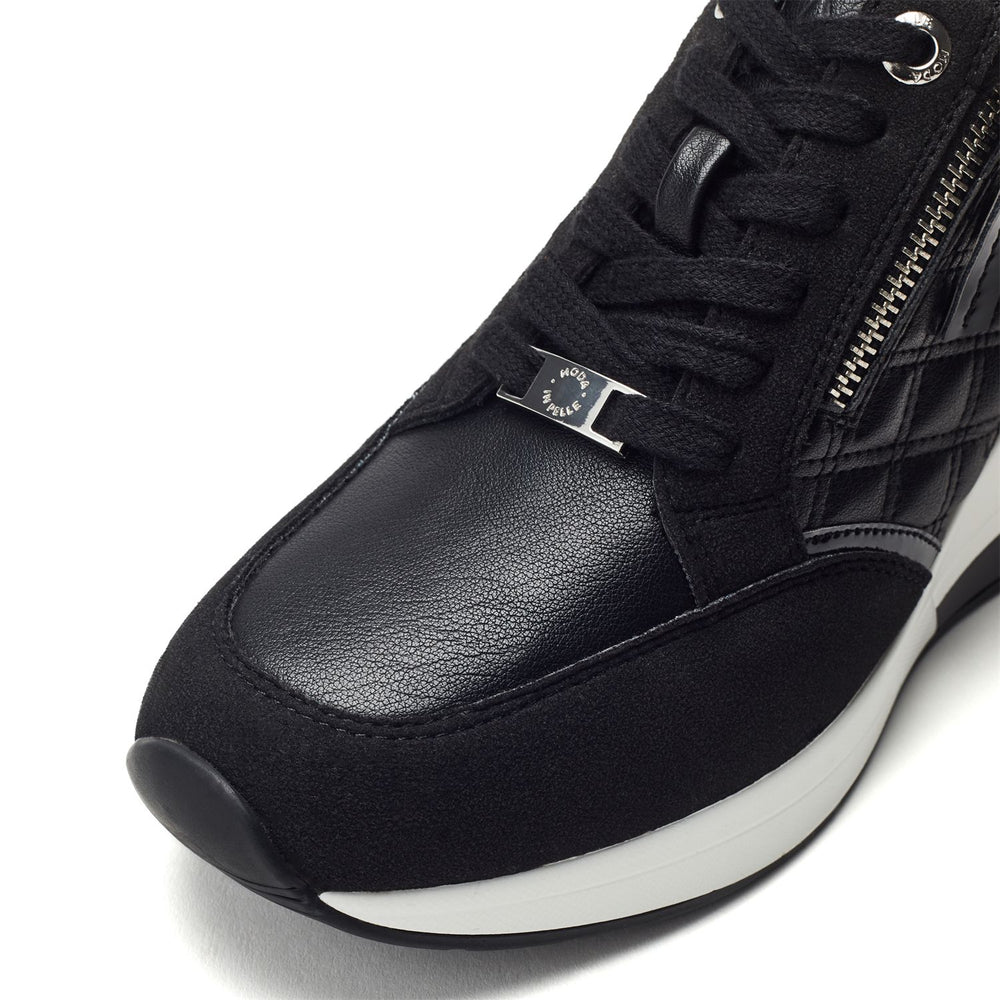 Carrley Black Porvair Trainers