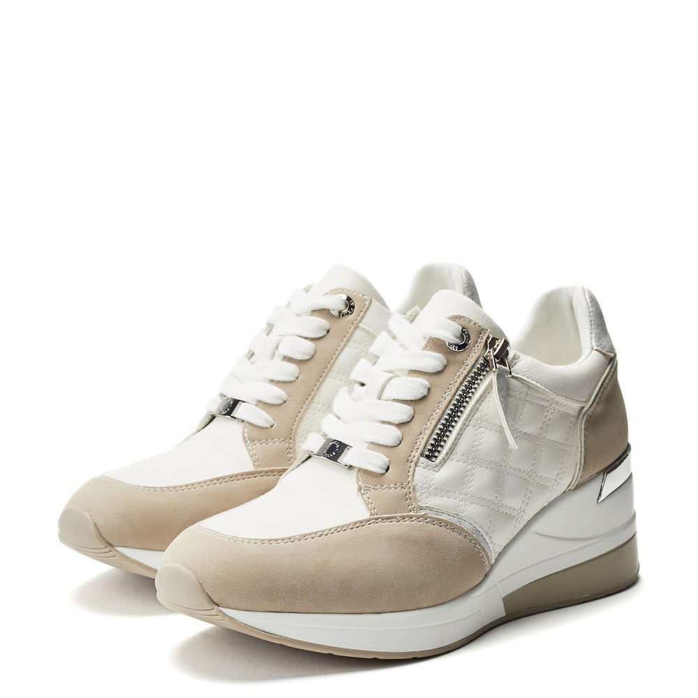 Carrley White Porvair Trainers