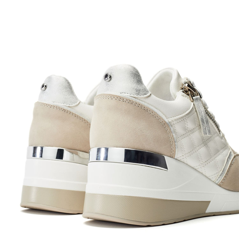 Carrley White Porvair Trainers