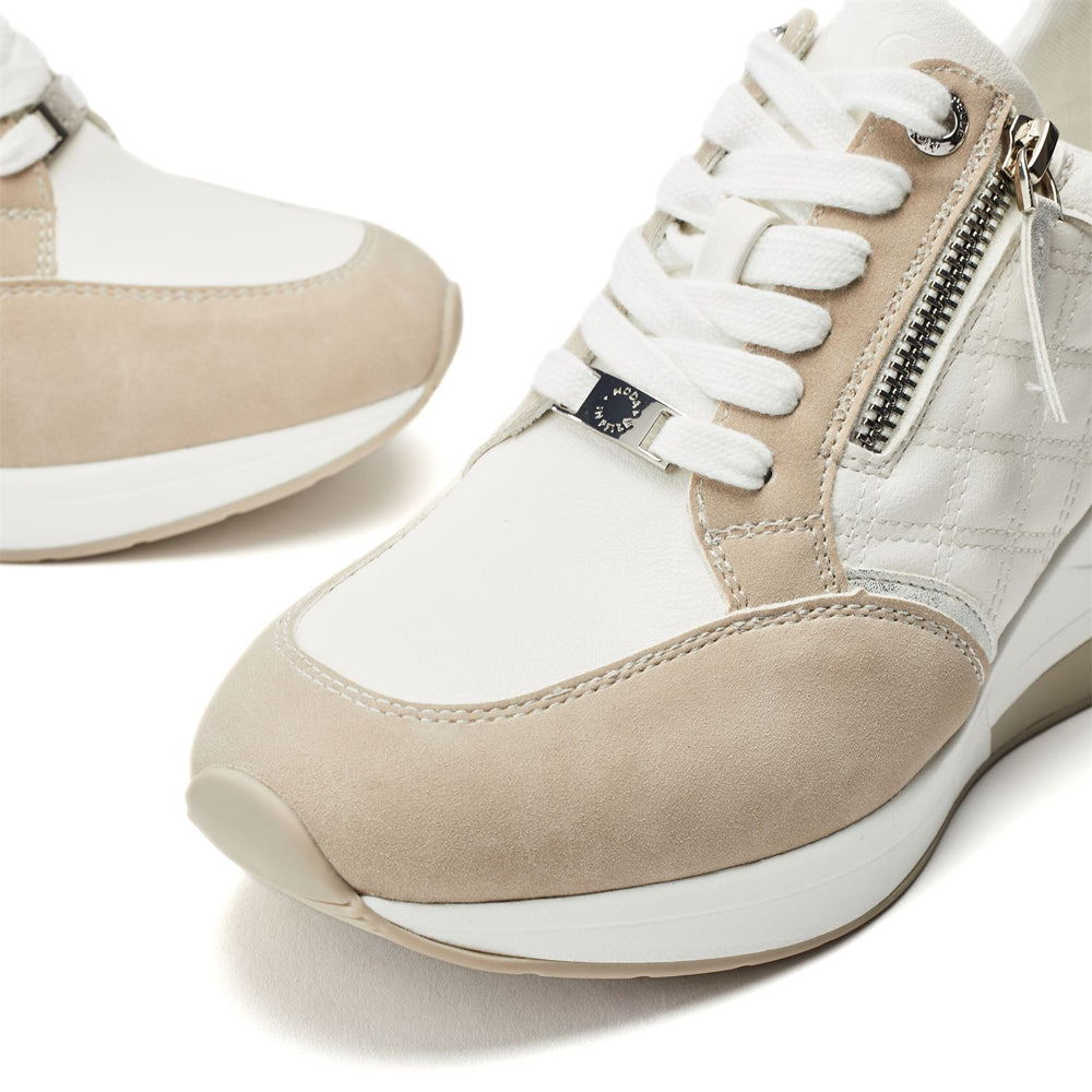 Carrley White Porvair Trainers