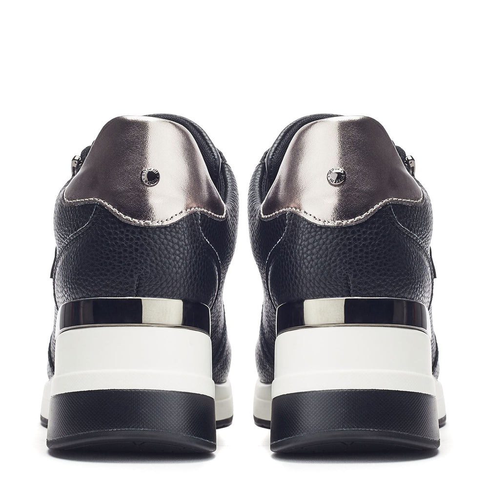 Caspia Black Porvair Trainers