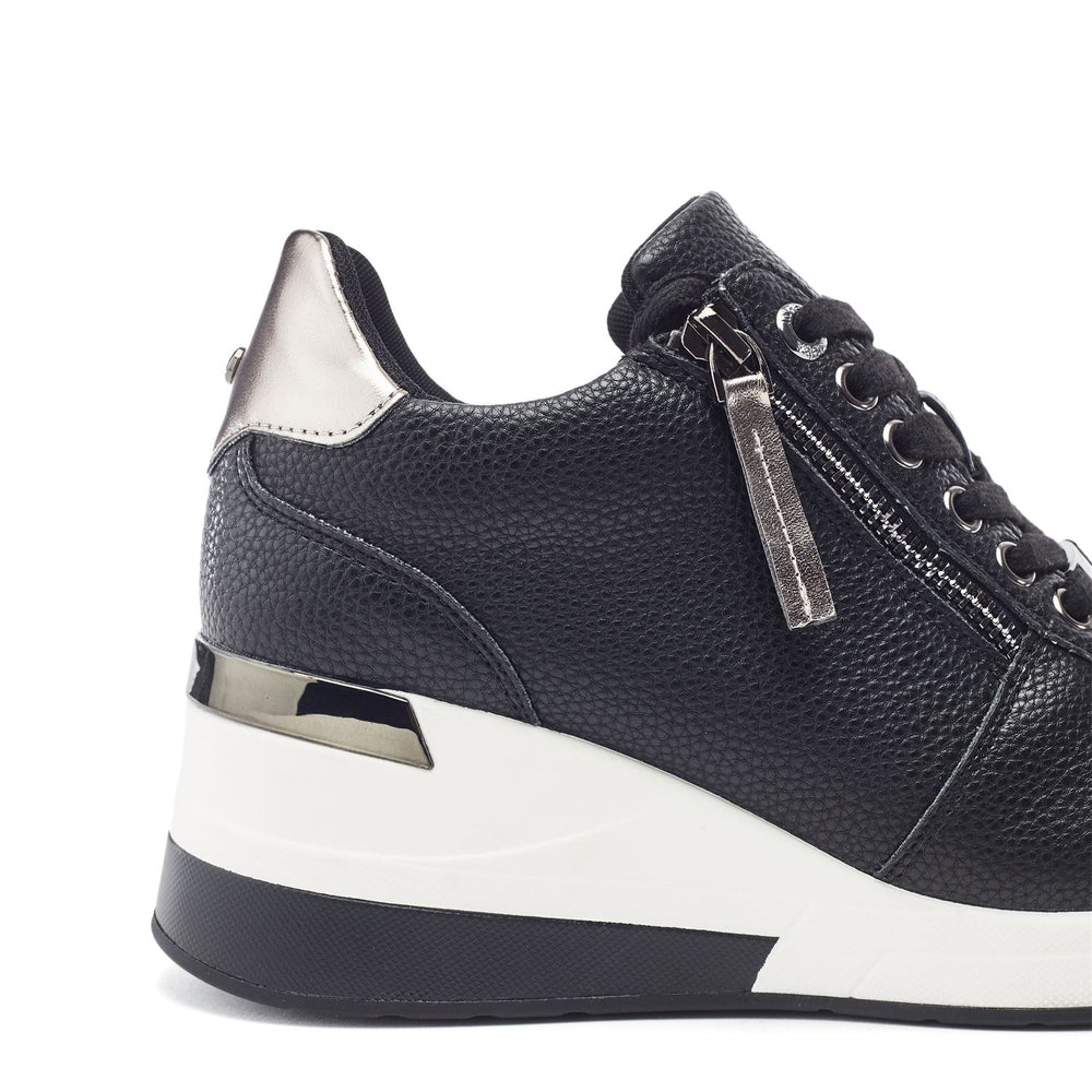 Caspia Black Porvair Trainers