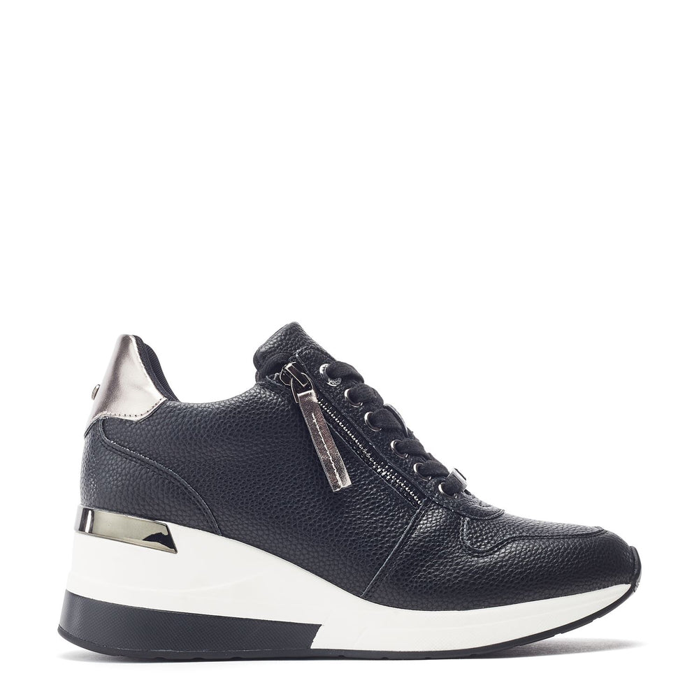 Caspia Black Porvair Trainers