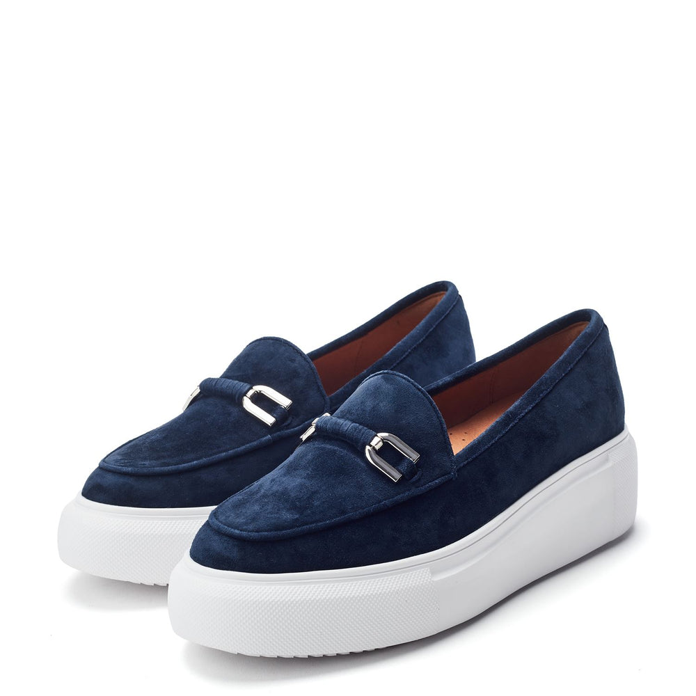 Chamomile Navy Suede Shoes