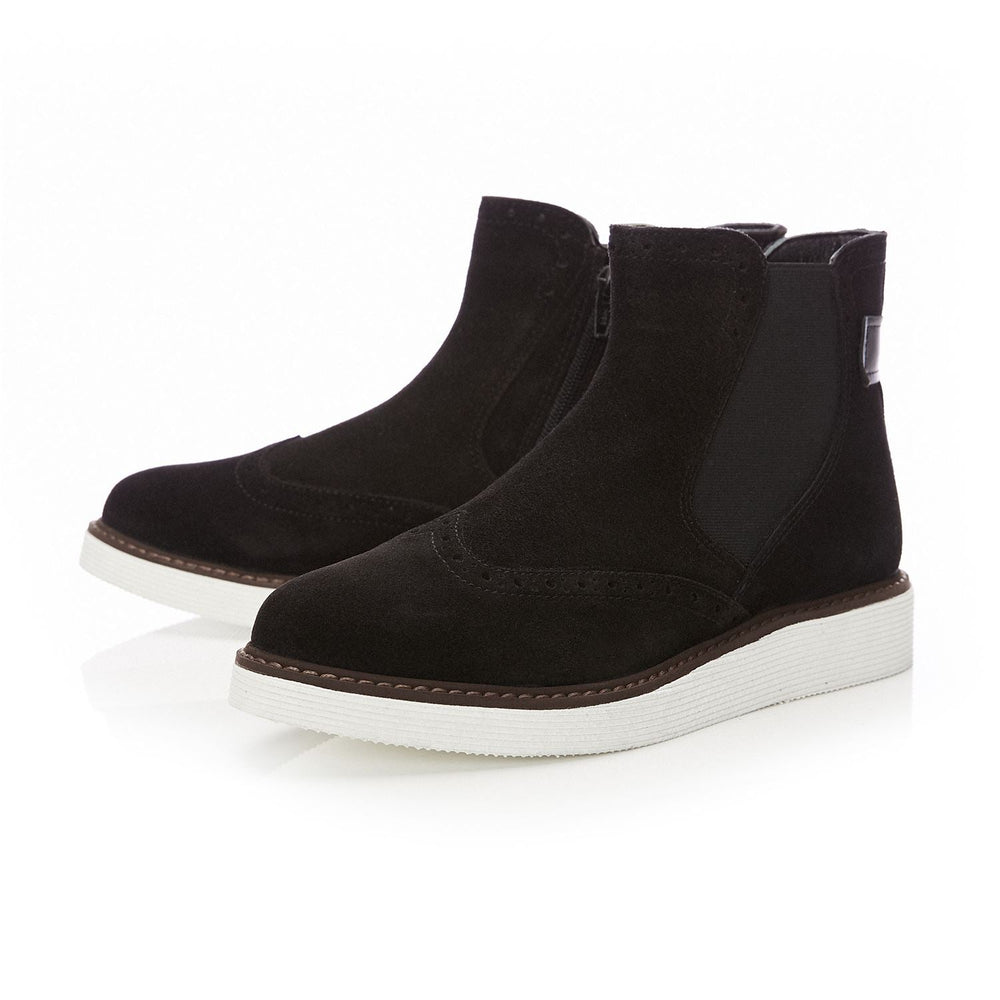 Cheena Black Suede Boots