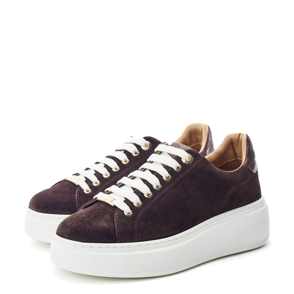 Cherrie Brown Suede Trainers