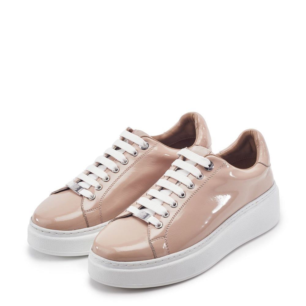 Cherrie Cameo Patent Leather Trainers