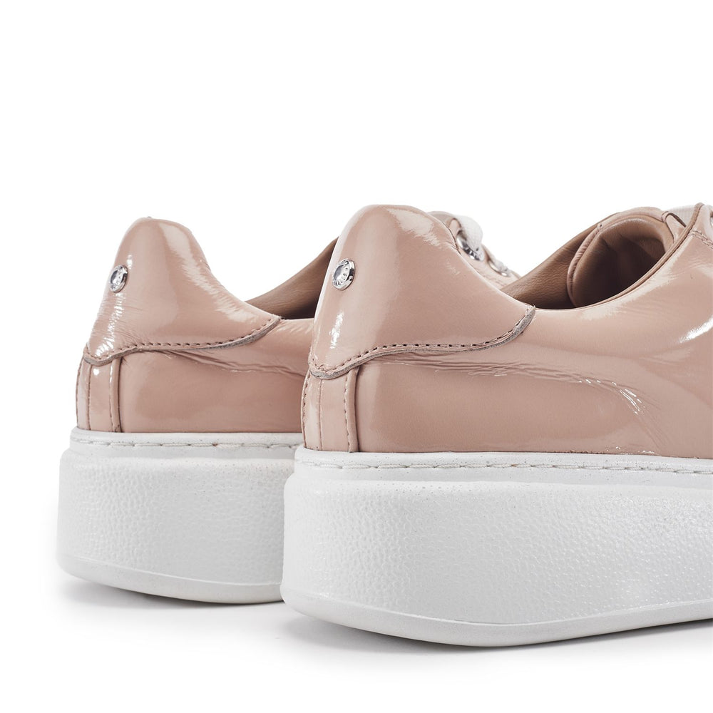 Cherrie Cameo Patent Leather Trainers