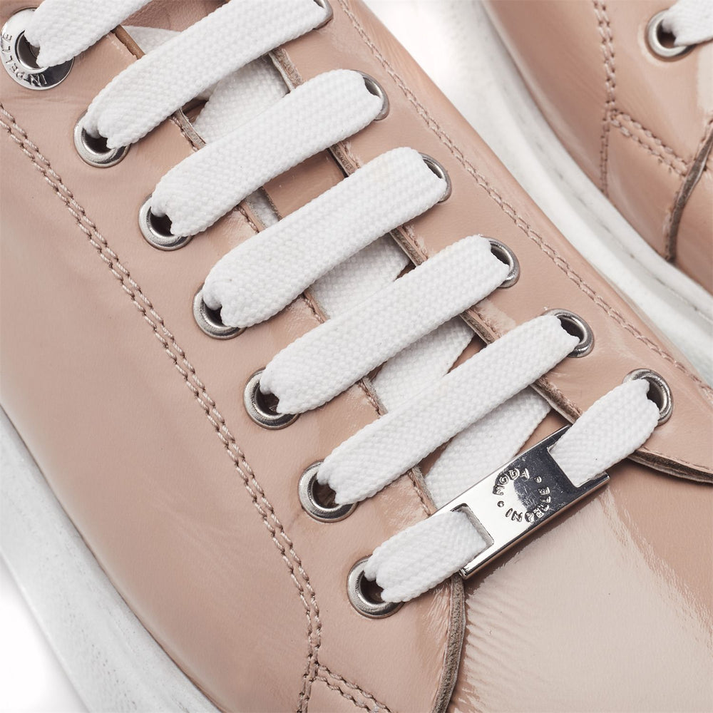 Cherrie Cameo Patent Leather Trainers