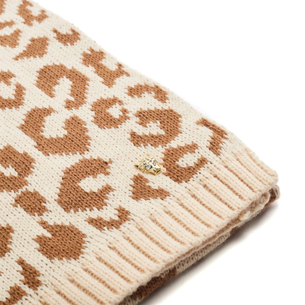 Cleo Scarf Natural Leopard Textile 