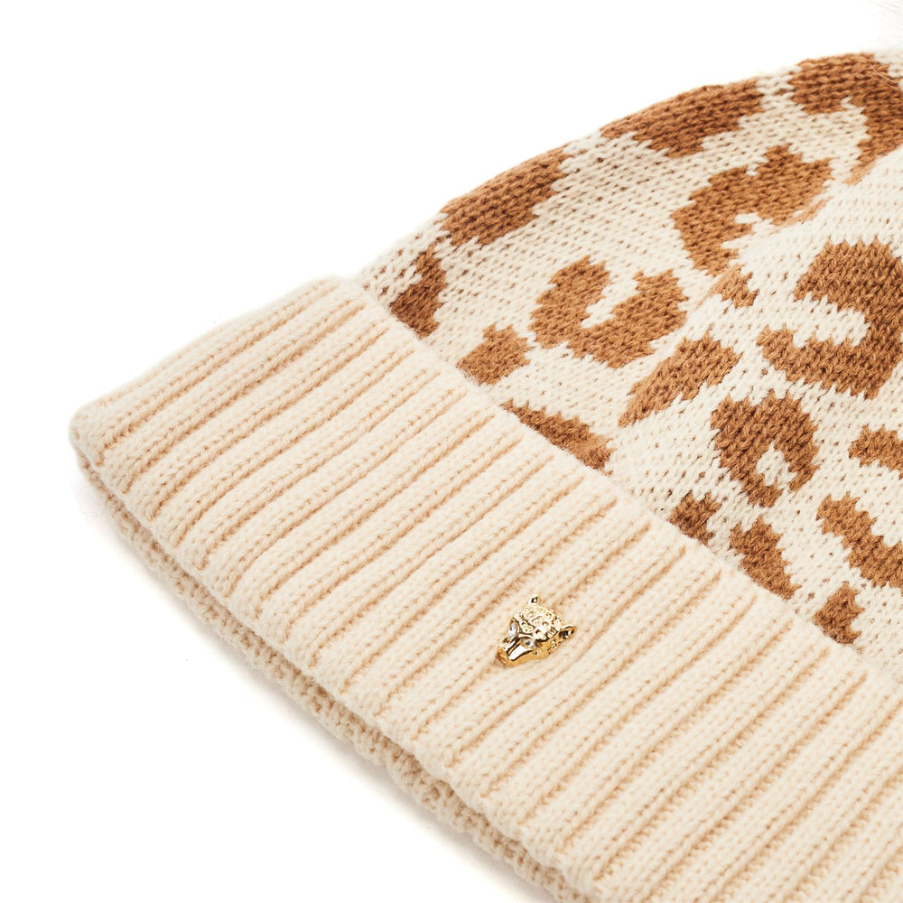Cleohat Cream-Leopard Textile 