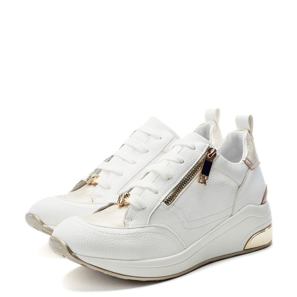 Corali White Porvair Trainers