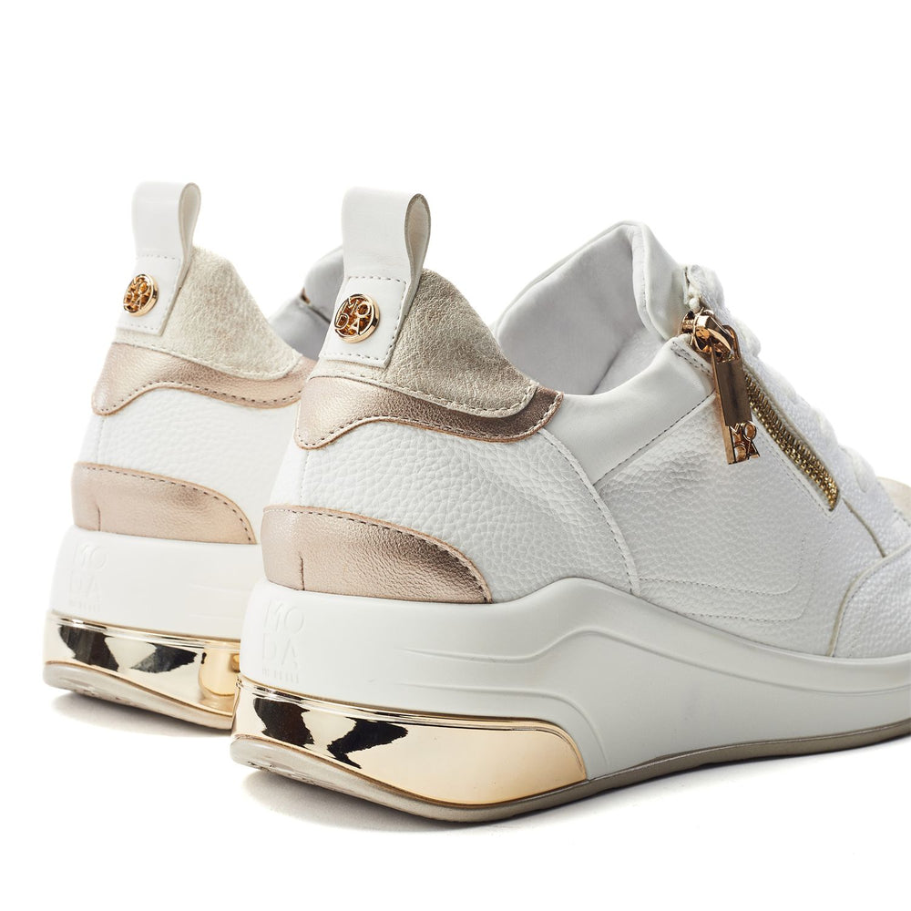 Corali White Porvair Trainers