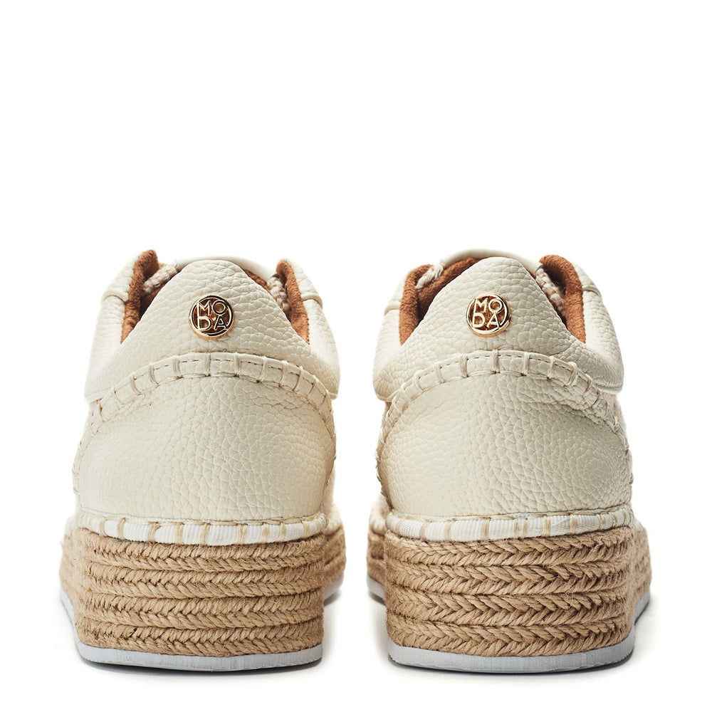 Corie Off White Porvair Trainers