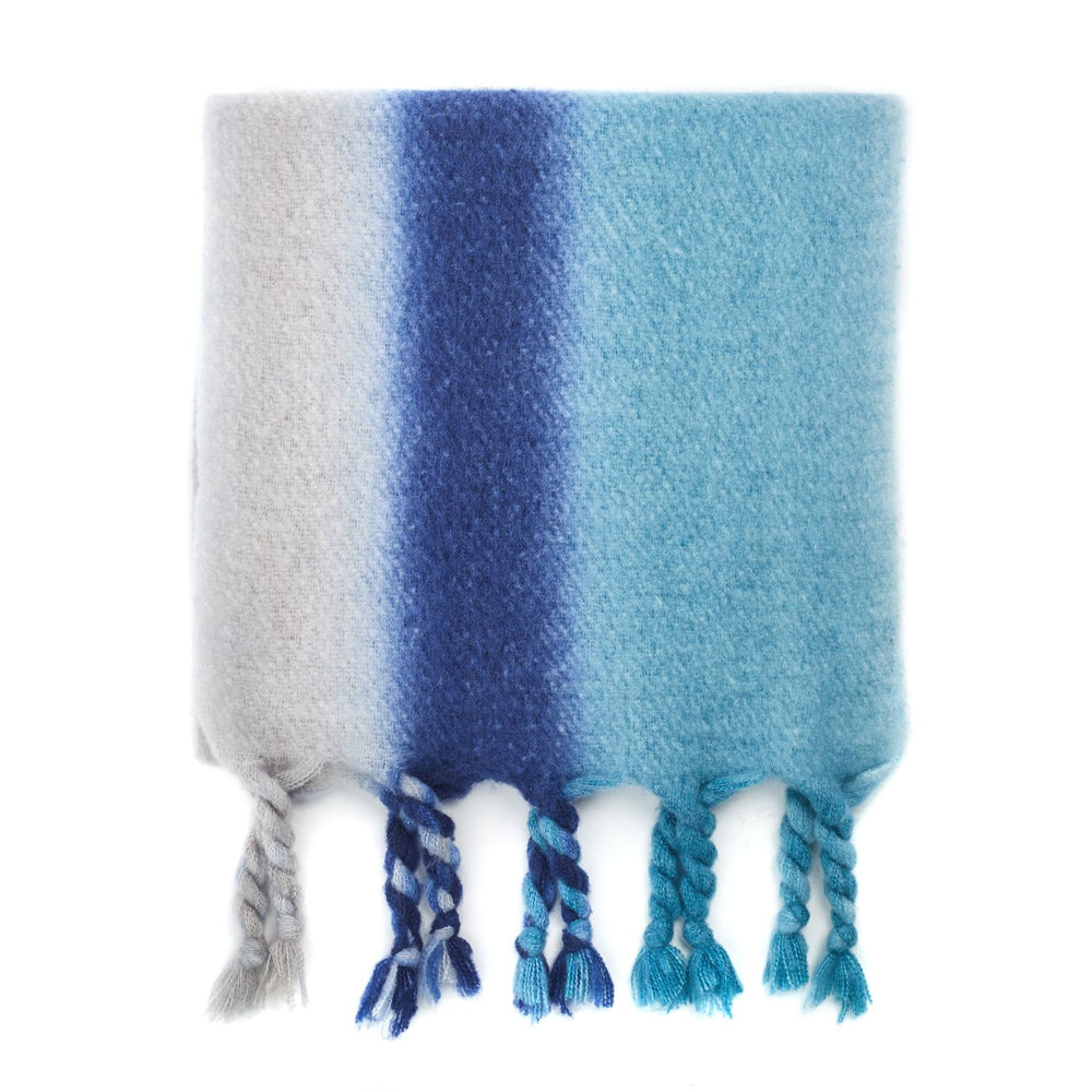 Dahlia Scarf Blue Polyester 