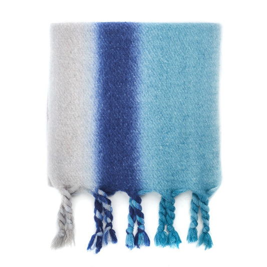 Dahlia Scarf Blue Polyester 