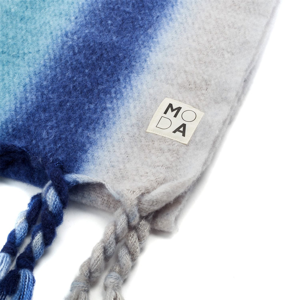 Dahlia Scarf Blue Polyester 