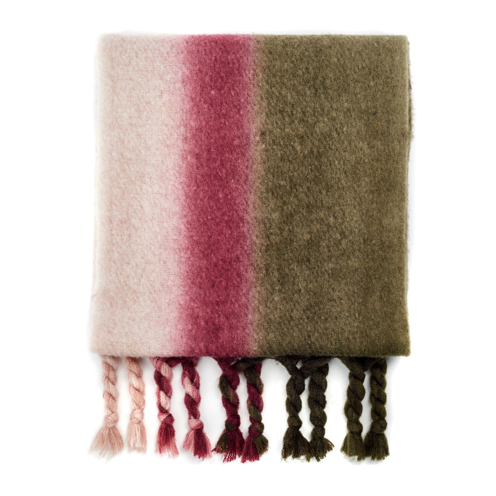 Dahlia Scarf Burgundy Polyester 