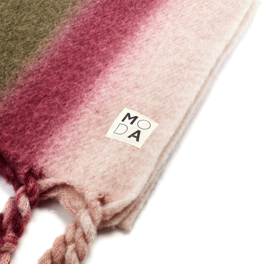 Dahlia Scarf Burgundy Polyester 