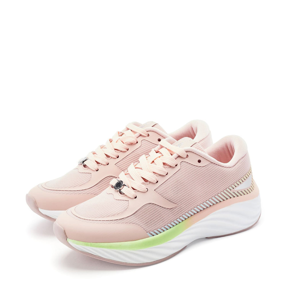 Damara Pink Textile Trainers