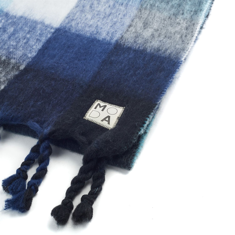 Dana Scarf Blue Polyester 