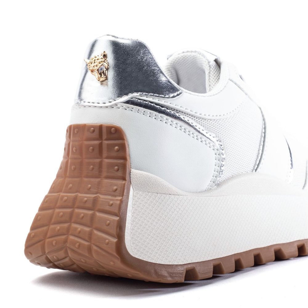 Demee White Porvair Trainers