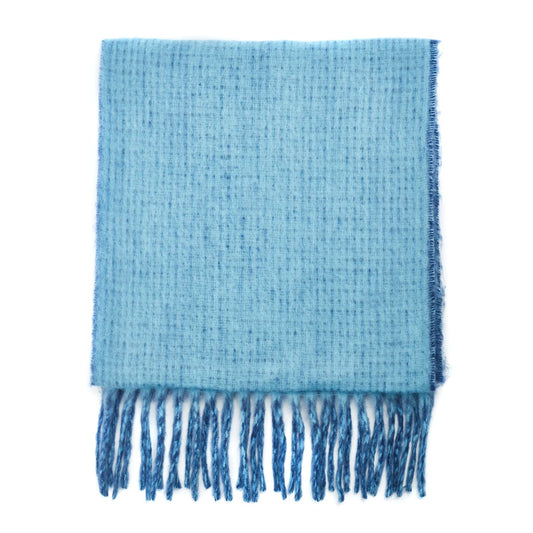 Destinee Scarf Blue Polyester 