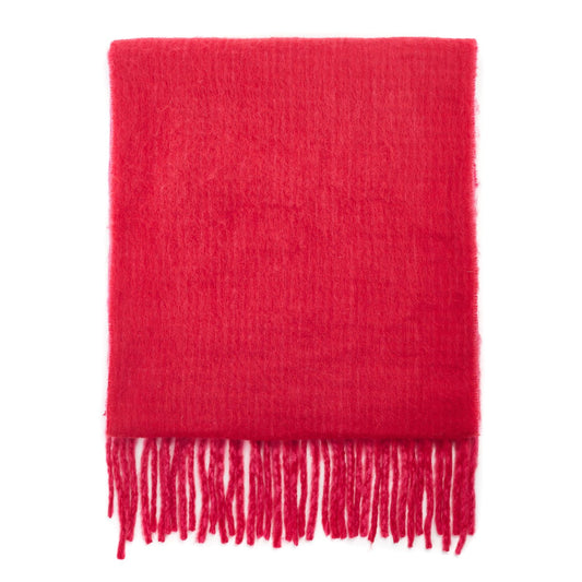 Destinee Scarf Red Polyester 