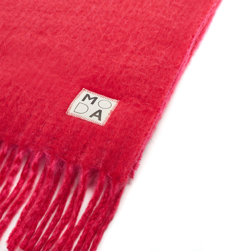 Destinee Scarf Red Polyester 