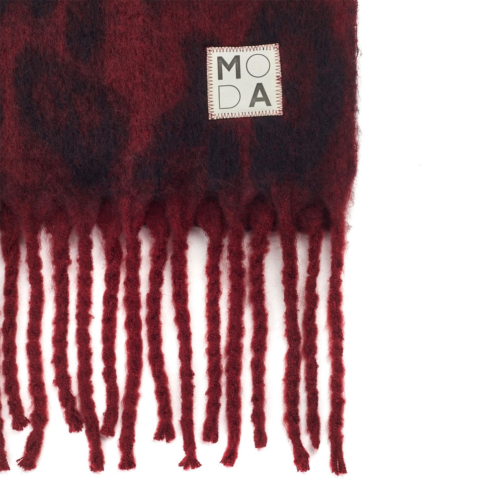 Diana Scarf Burgundy Polyester 