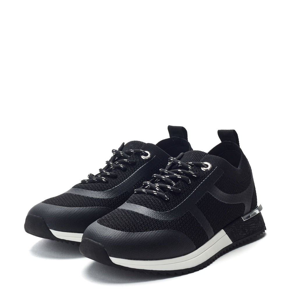 Dyonna Black Textile Trainers