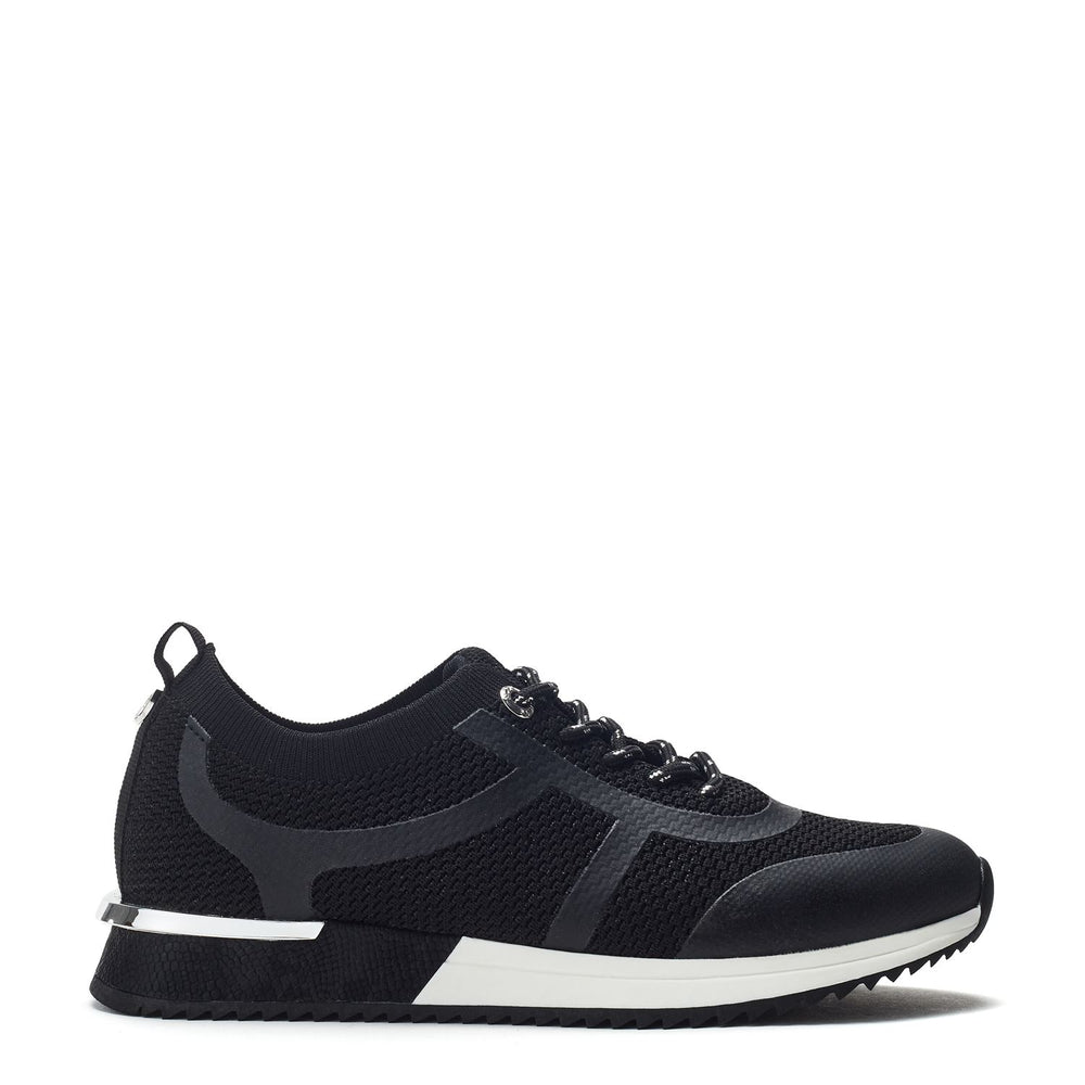 Dyonna Black Textile Trainers