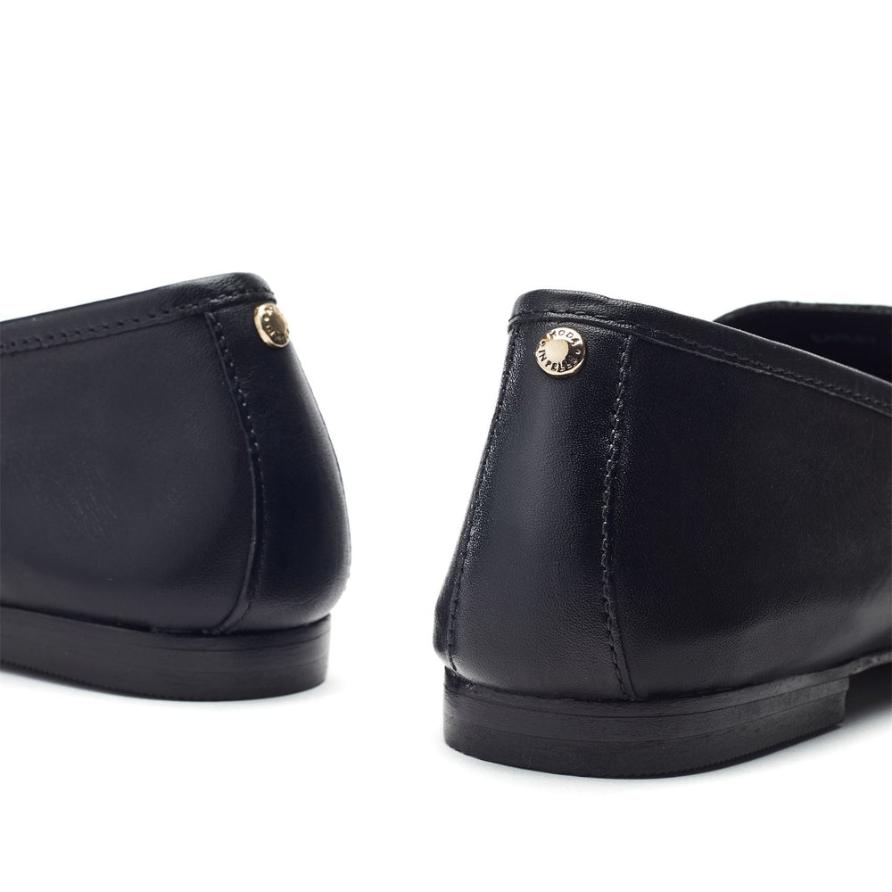 Earley Black Leather Shoes