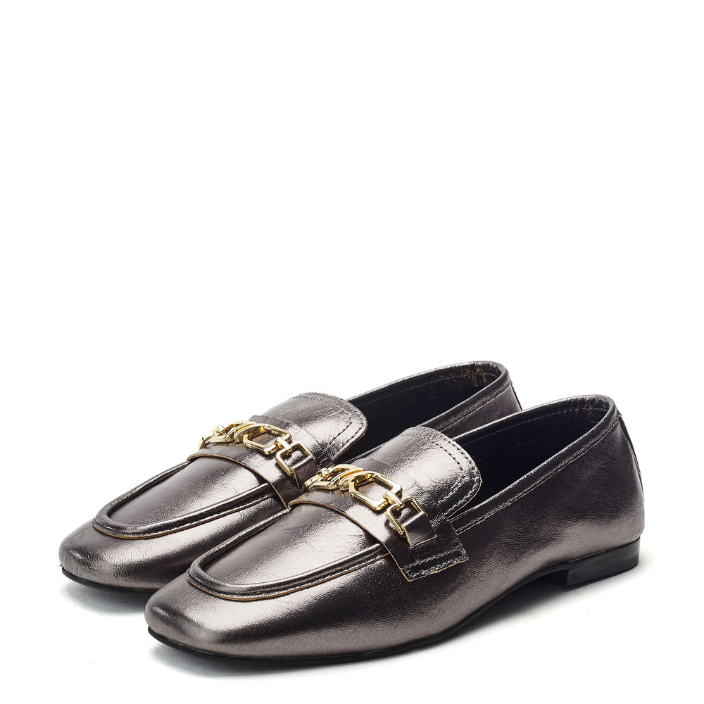 Earley Pewter Leather Shoes