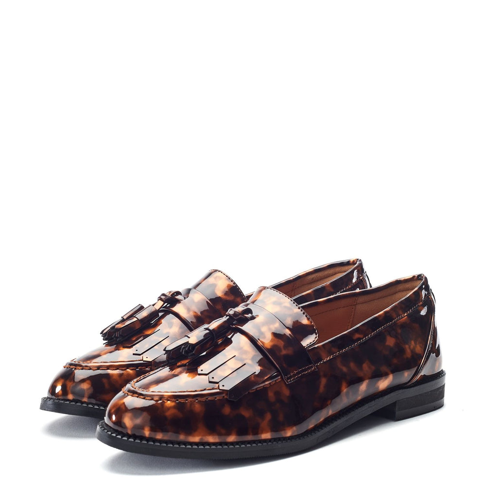 Ebara Tortoise Shell Patent Shoes