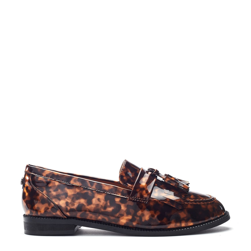 Ebara Tortoise Shell Patent Shoes