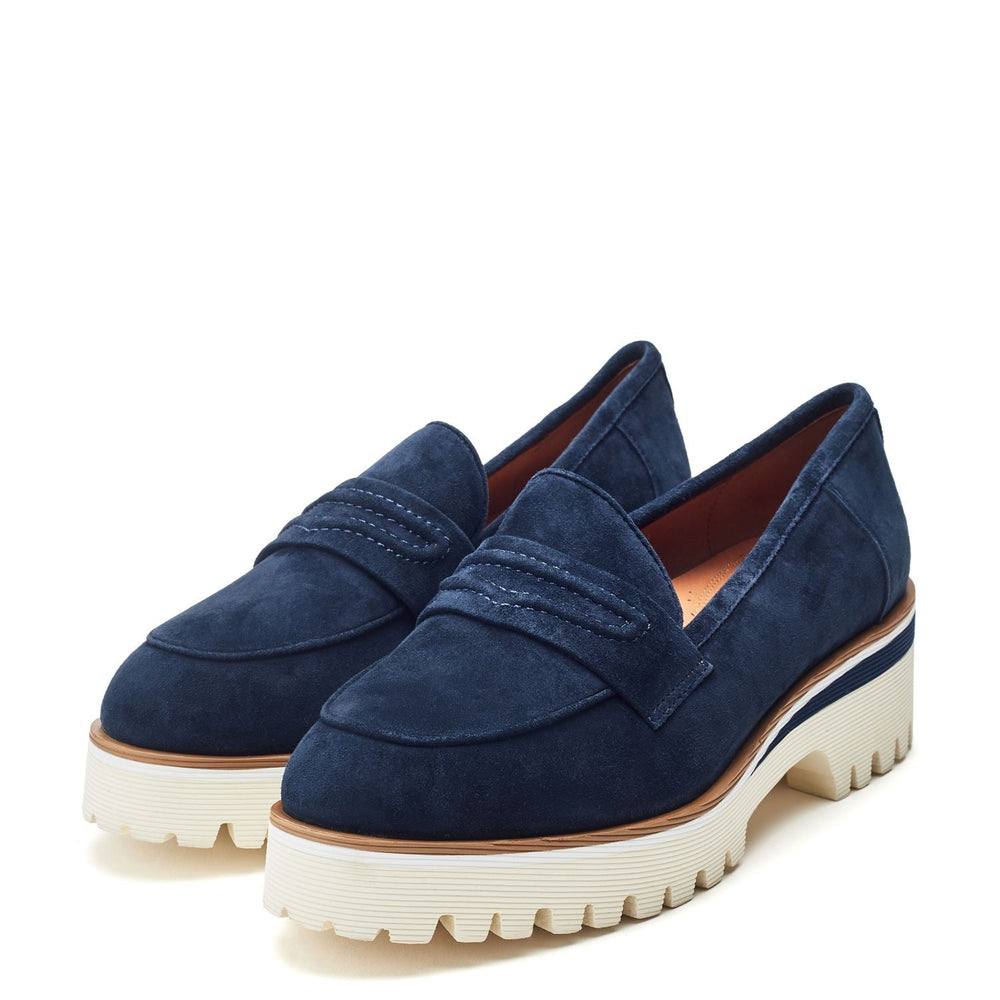 Ebonee Navy Suede Shoes