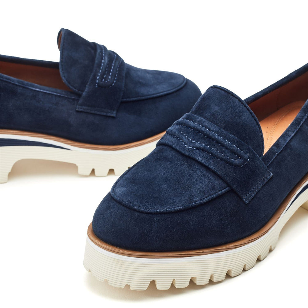 Ebonee Navy Suede Shoes