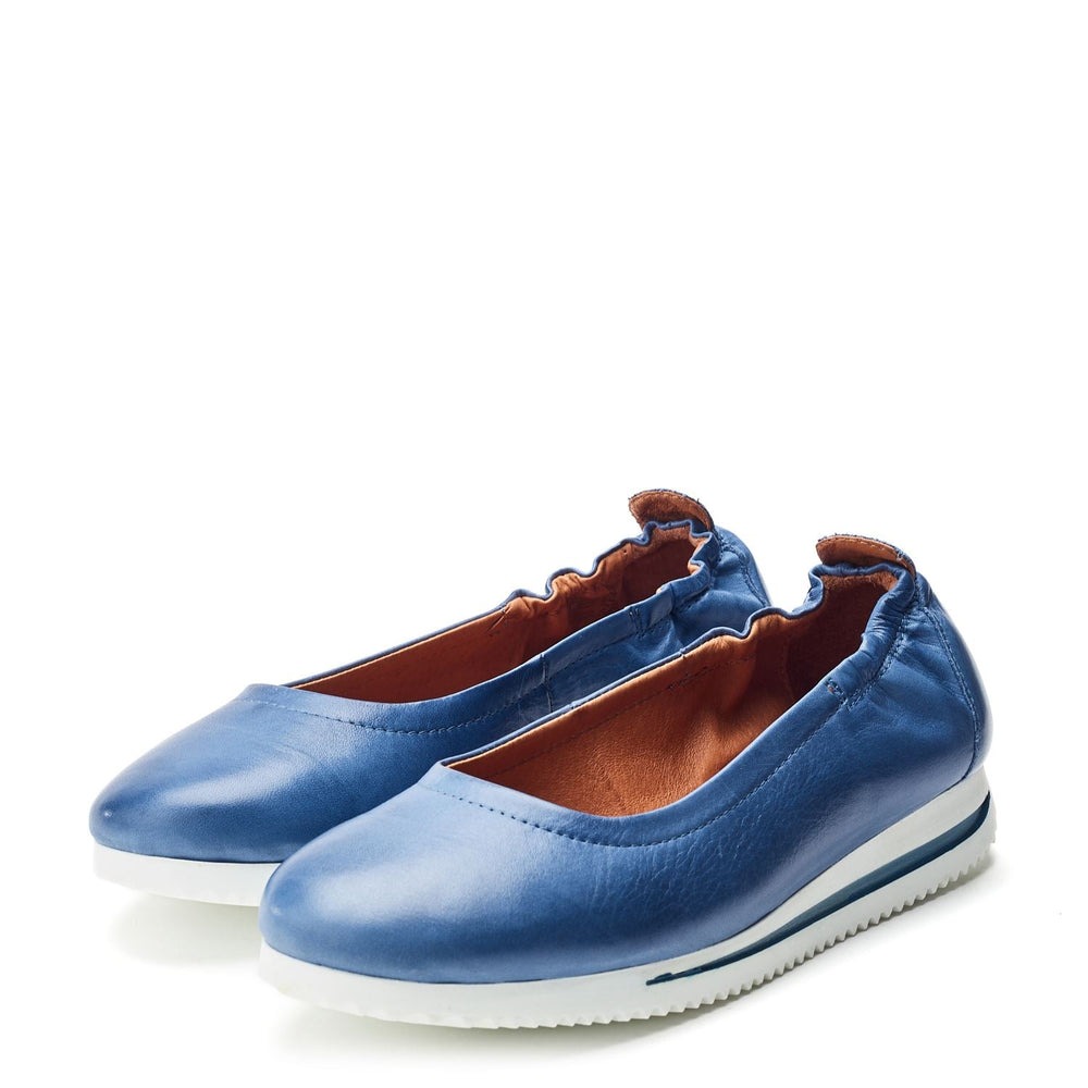 Edenn Blue Leather Shoes