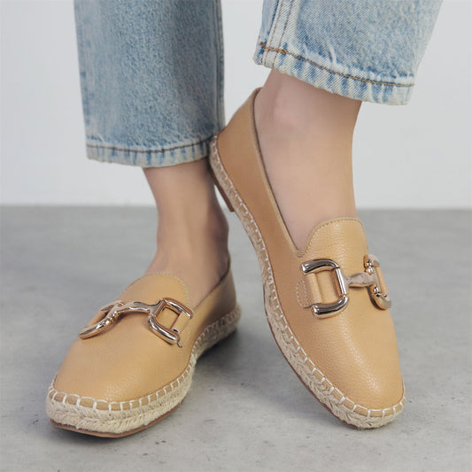 Edulis Camel Leather Shoes