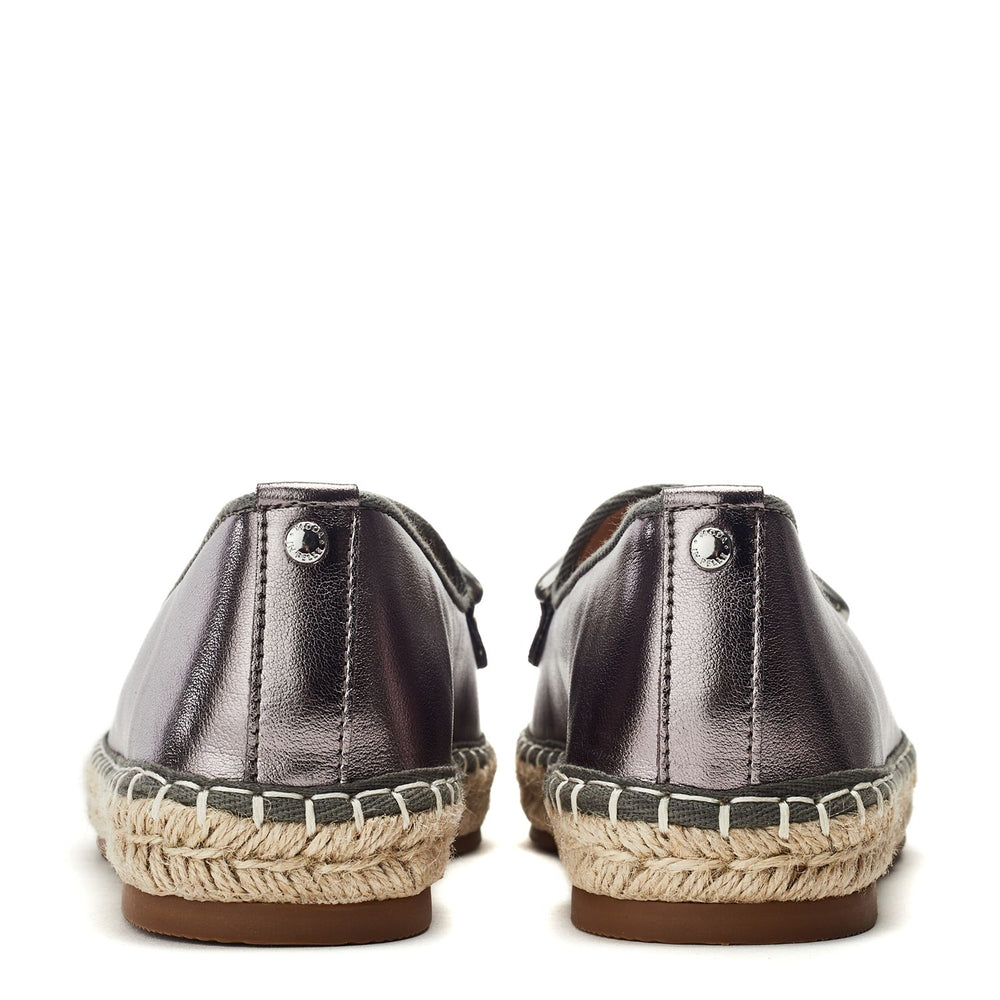 Edulis Pewter Leather Shoes