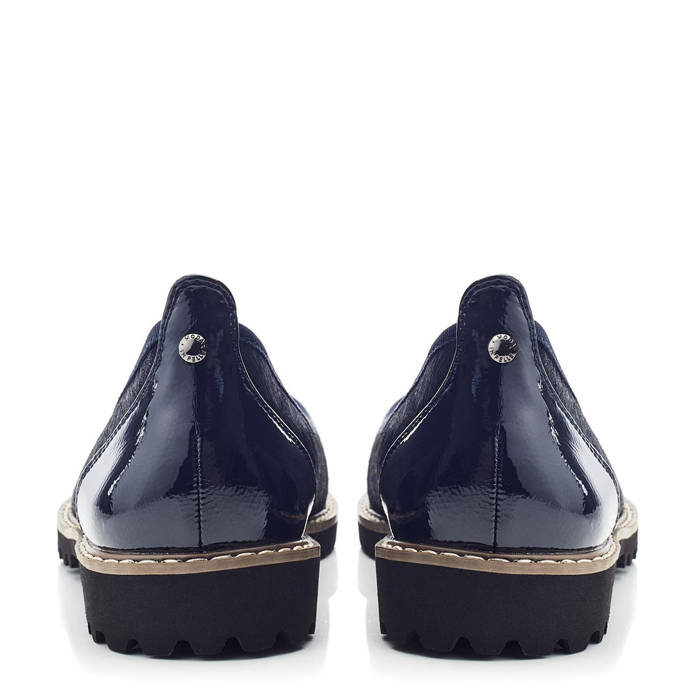 Egleton Navy Pony Hair Shoes