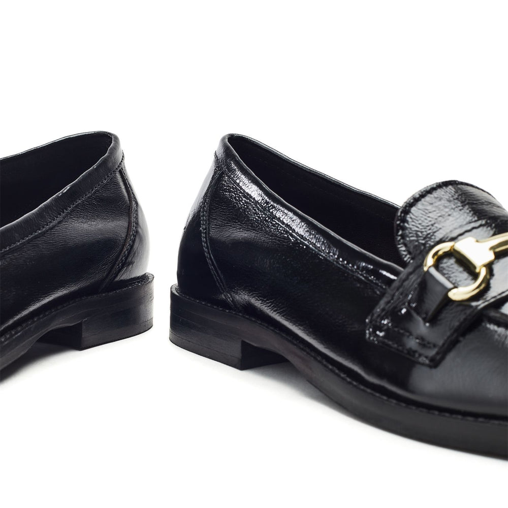 Elarra Black Patent Leather Patent Leather Shoes