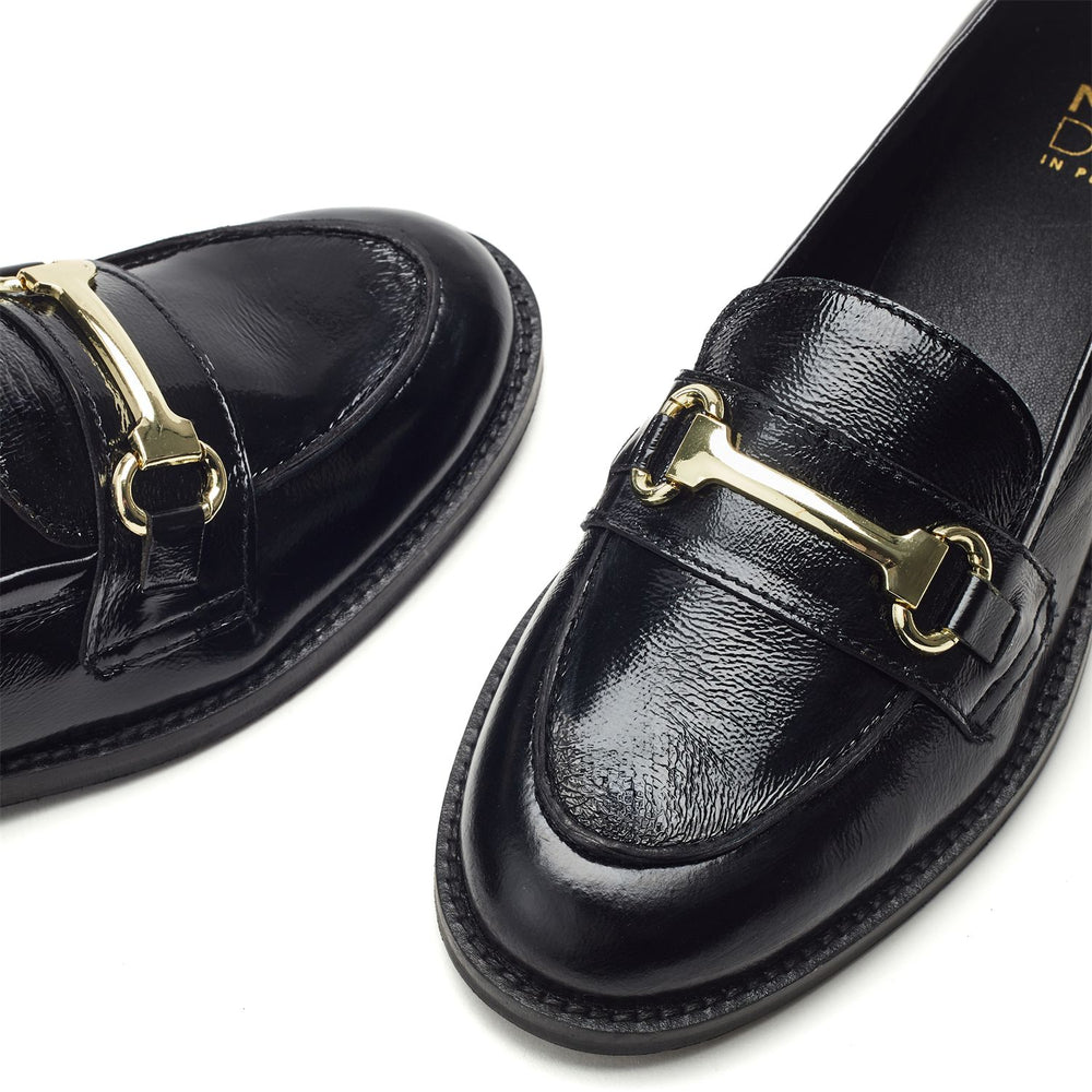 Elarra Black Patent Leather Patent Leather Shoes