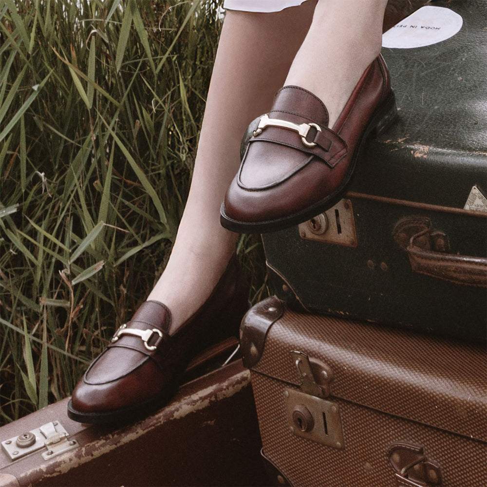 Elarra Tan Leather Shoes