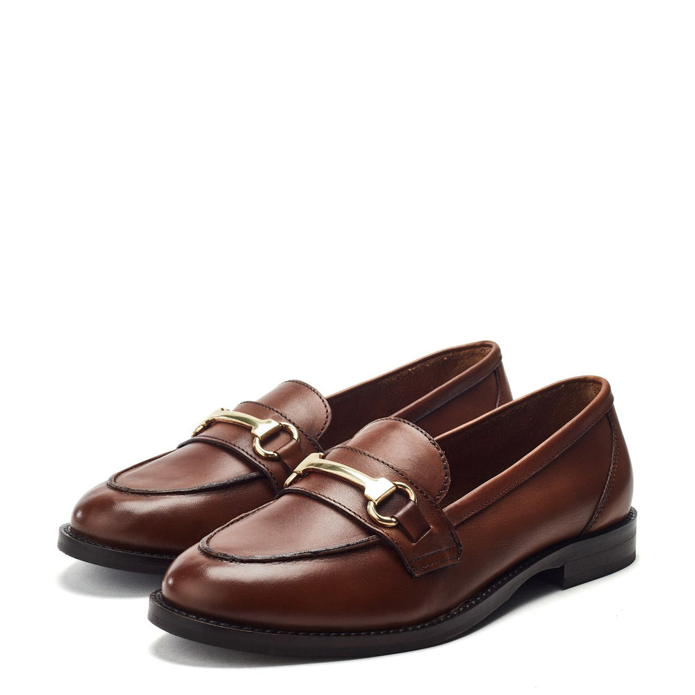 Elarra Tan Leather Shoes
