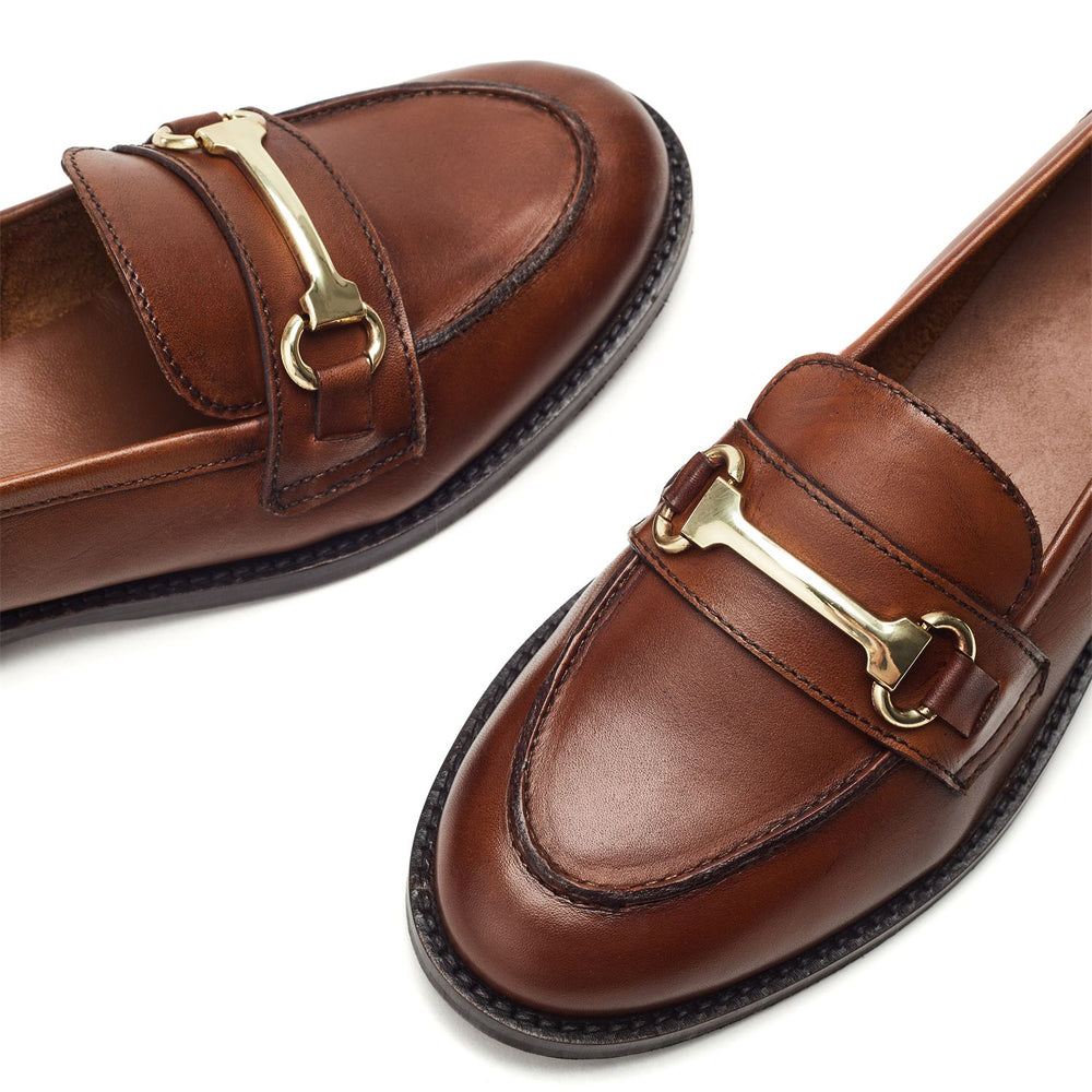 Elarra Tan Leather Shoes