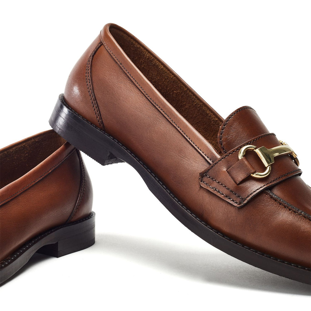 Elarra Tan Leather Shoes