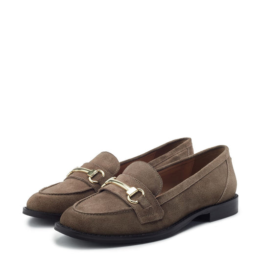 Elarra Taupe Suede Shoes