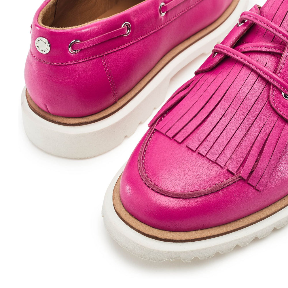 Elessia Pink Leather Shoes